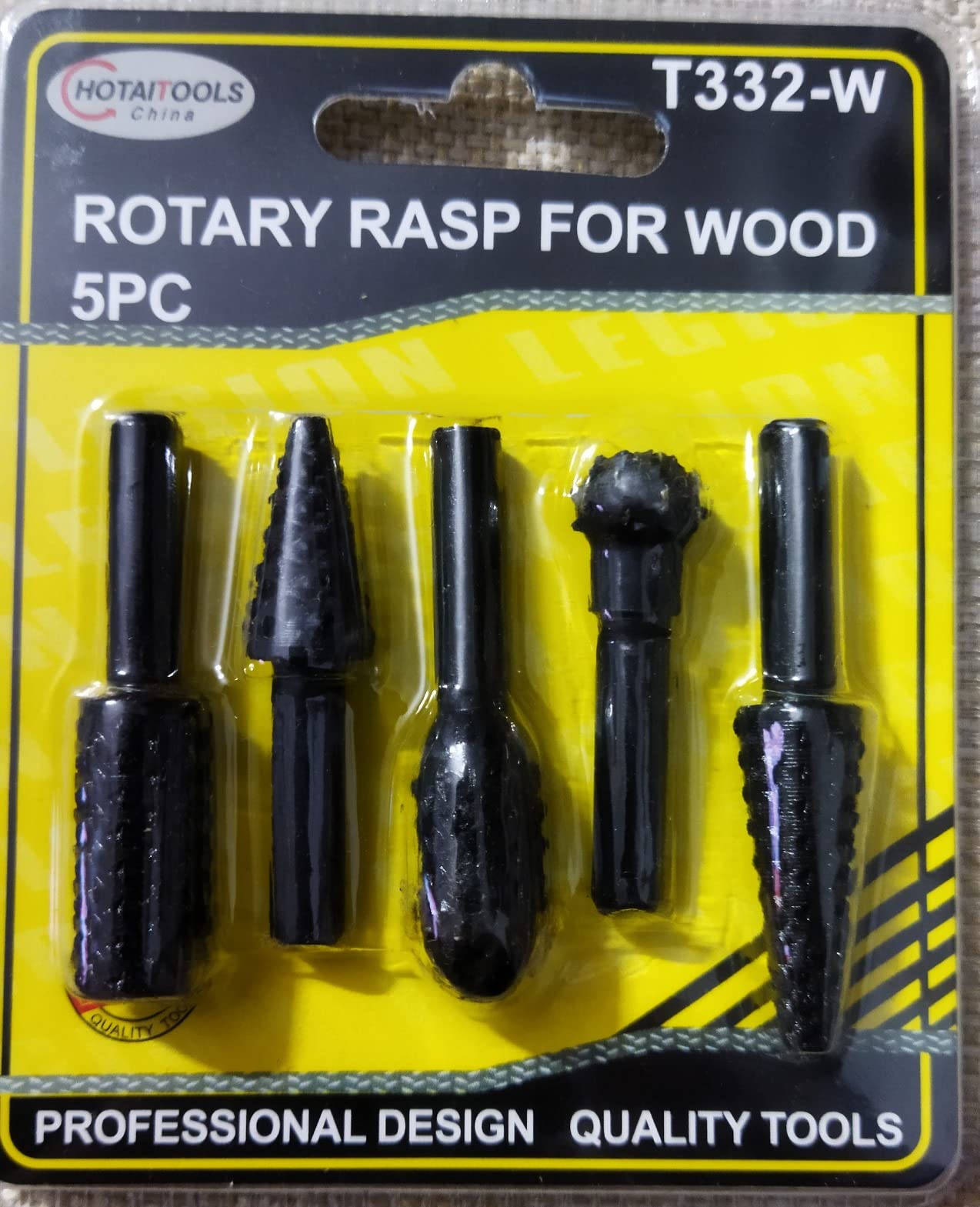 Highspeed steel Rotary Files Burr Drill Rotating Thorn Head 5pcs/set