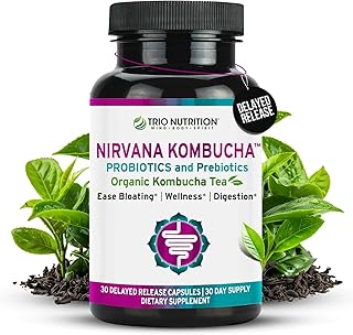 TRIO Kombucha Probiotics: Digestive & Immune Health