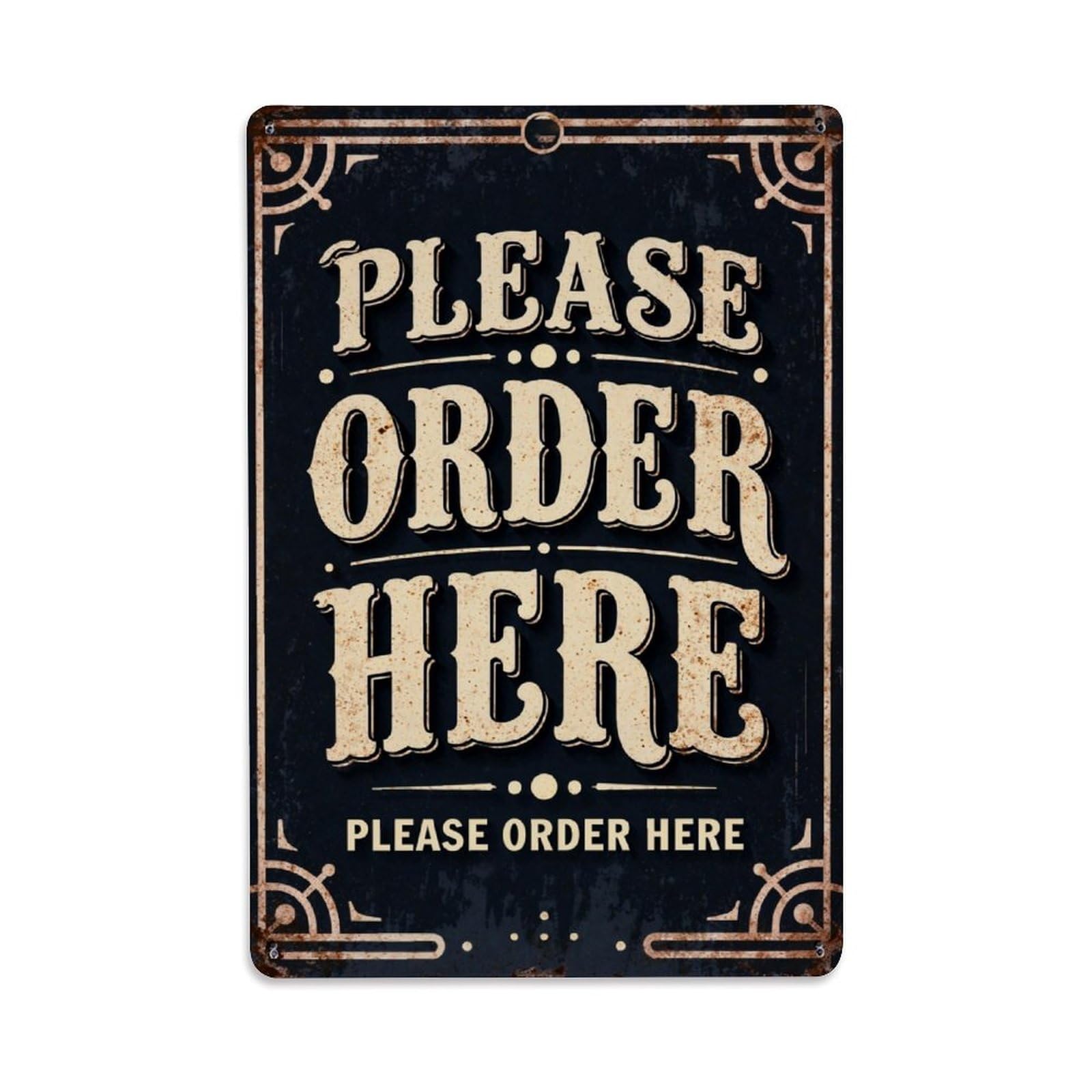 Vintage Style Metal Sign Vintage Tin Sign Retro Metal Wall Decor Metal Poster, Home Bar Garage Farmhouse Cafe Wall Art Decoration 8x12Inches