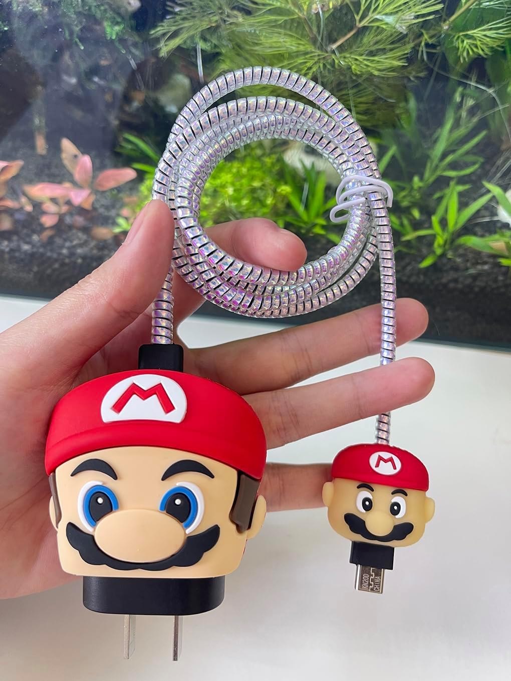 See full amazon price history chart for VNJ Protective Case 3D Cute Cartoon Fashion Soft Silicone Protector Head Cable Accessory Data Cable Sleeve for Samsung 25W USB-C Fast Charging Wall Charger and Lightning Cable Mario VNJ Protective Case 3D Cute Cartoon Fashion Soft Silicone Protector Head Cable Accessory Data Cable Sleeve for Samsung 25W USB-C Fast Charging Wall Charger and Lightning Cable Mario (B0CV5LM2SW) Amazon Price History, Amazon Price Tracker