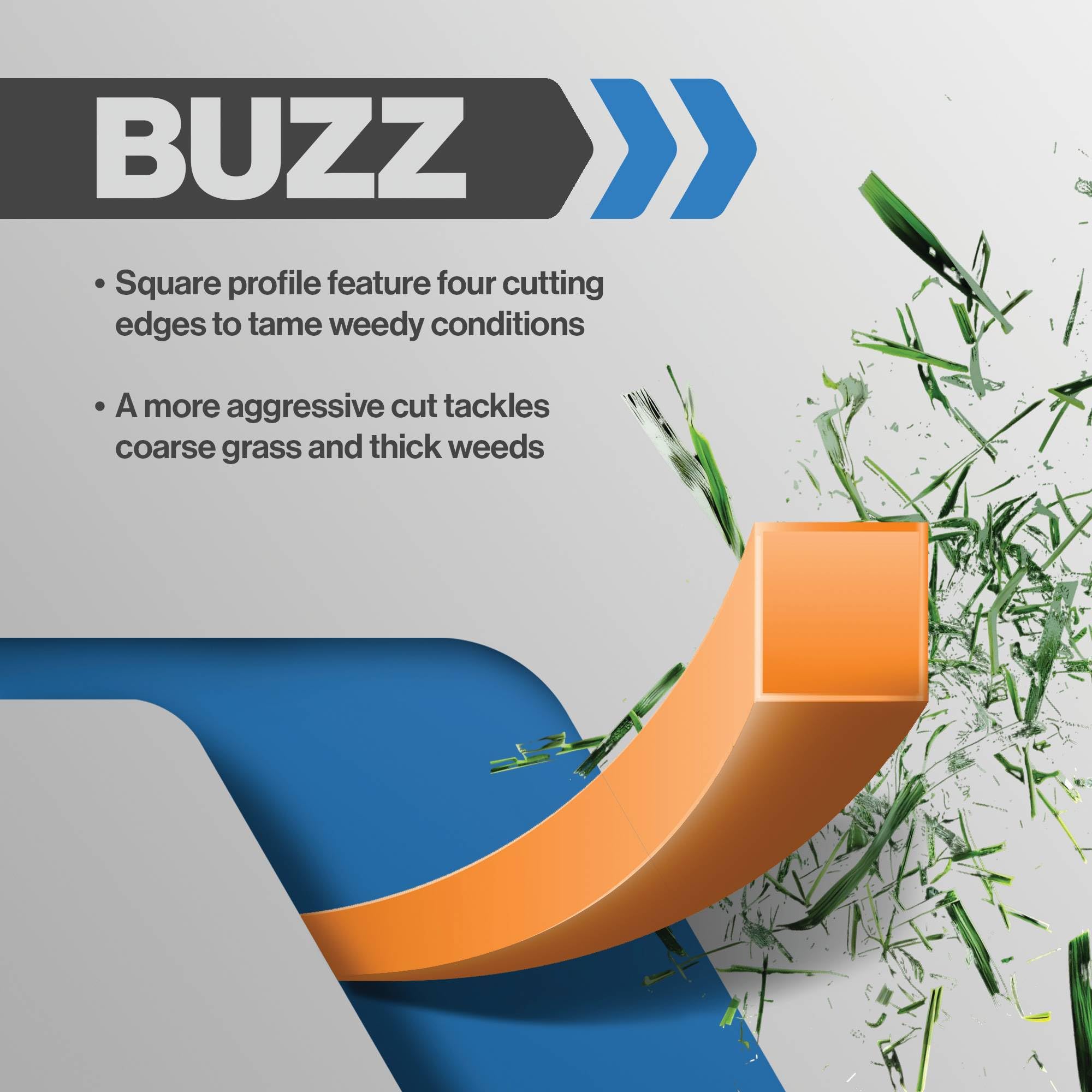 Stens 380 – 231 plateado Streak Buzz Trimmer Line, 0,08, "3 Lb. Carrete