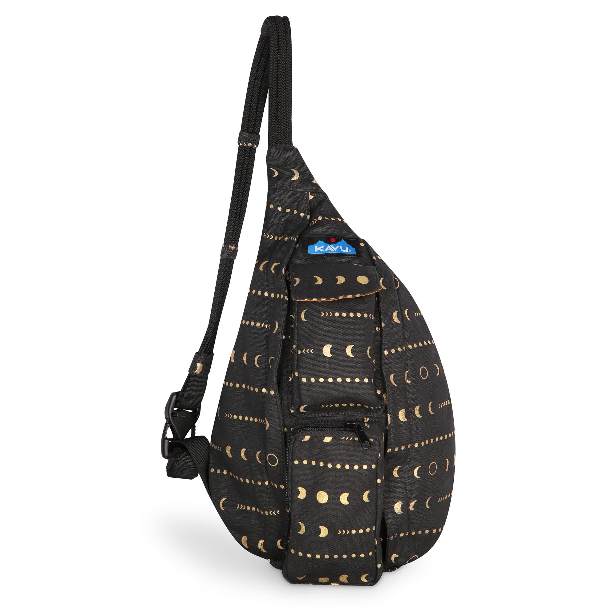 KAVU Mini Rope Bag, Cotton Canvas Crossbody Sling for Travel