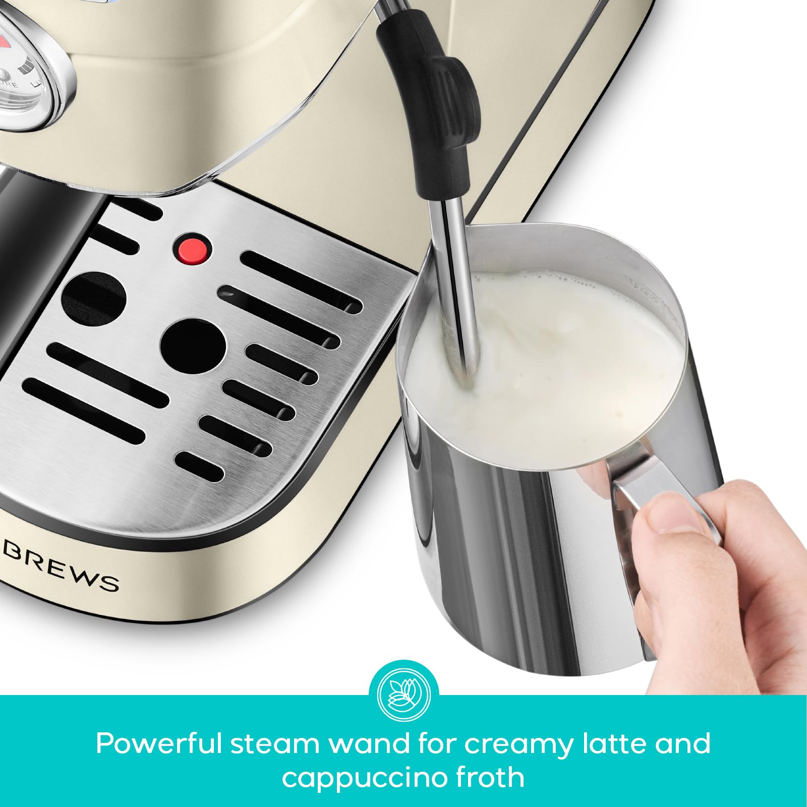 Gevi 20 Bar Compact Espresso Machine for Home,Latte、Cappuccino Coffee Maker product image 16