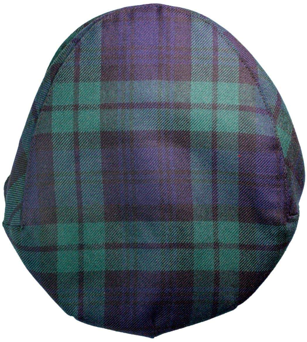 I LUV LTD Flat Cap Mens Black Watch Modern Tartan Medium Size 58