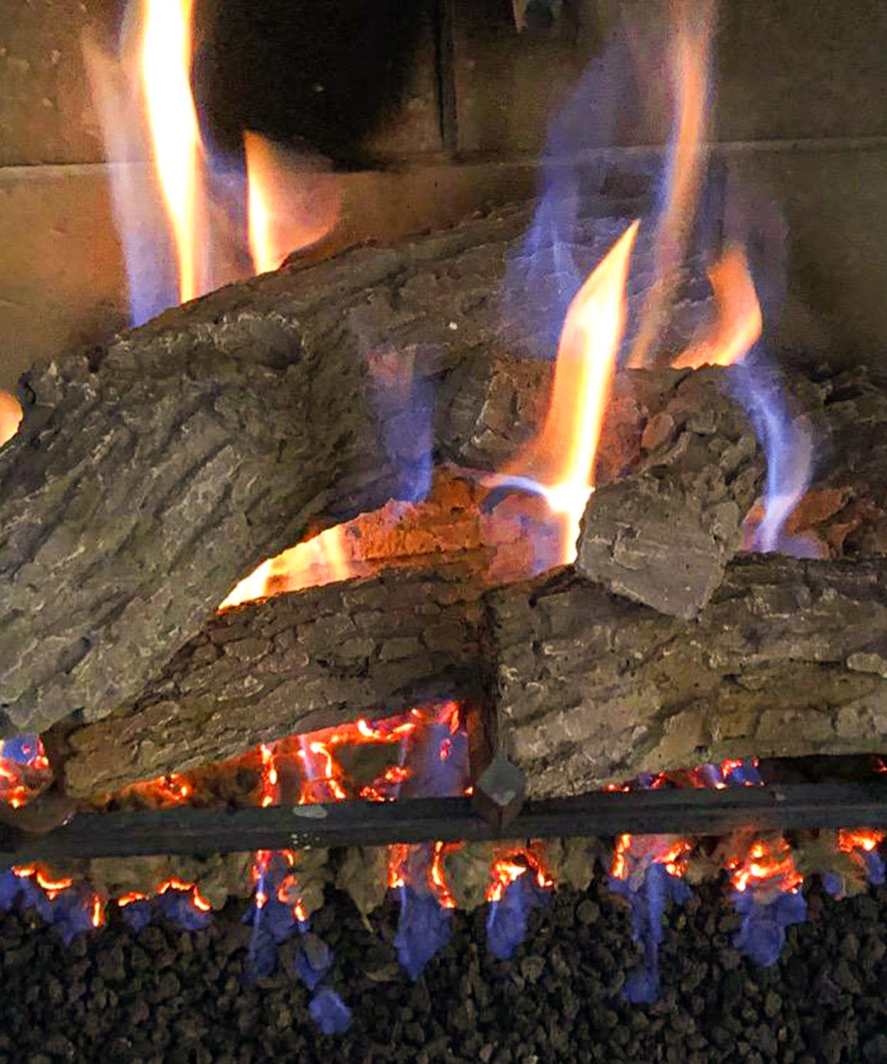 GASPRO Gas Fireplace Embers, 10 Oz Glowing Embers For