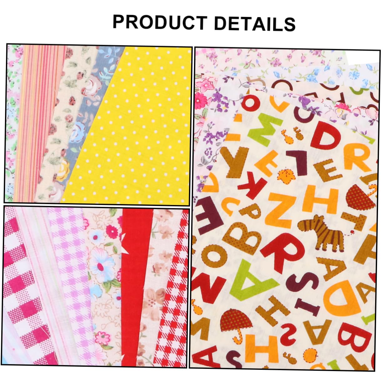Kwadraty z tkaniny bawełnianej ， Materiał do szycia patchworku, tkanina do szycia, 50 sztuk DIY tkanina pikowana tkanina drukowana scrapbooking(20X20CM)