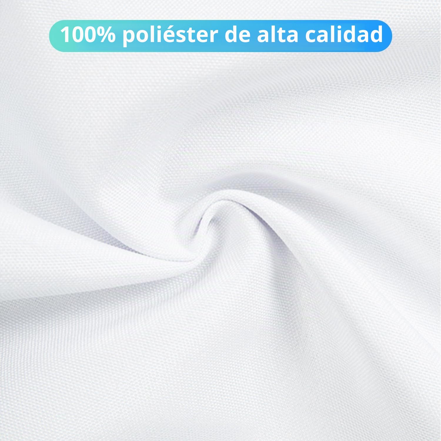 Telón de fondo para cámara, blanco, 3x6m (10x20 pies), gran fondo plegable lavable de poliéster, para fotografía, televisión, zoom, YouTube, vídeo, televisión