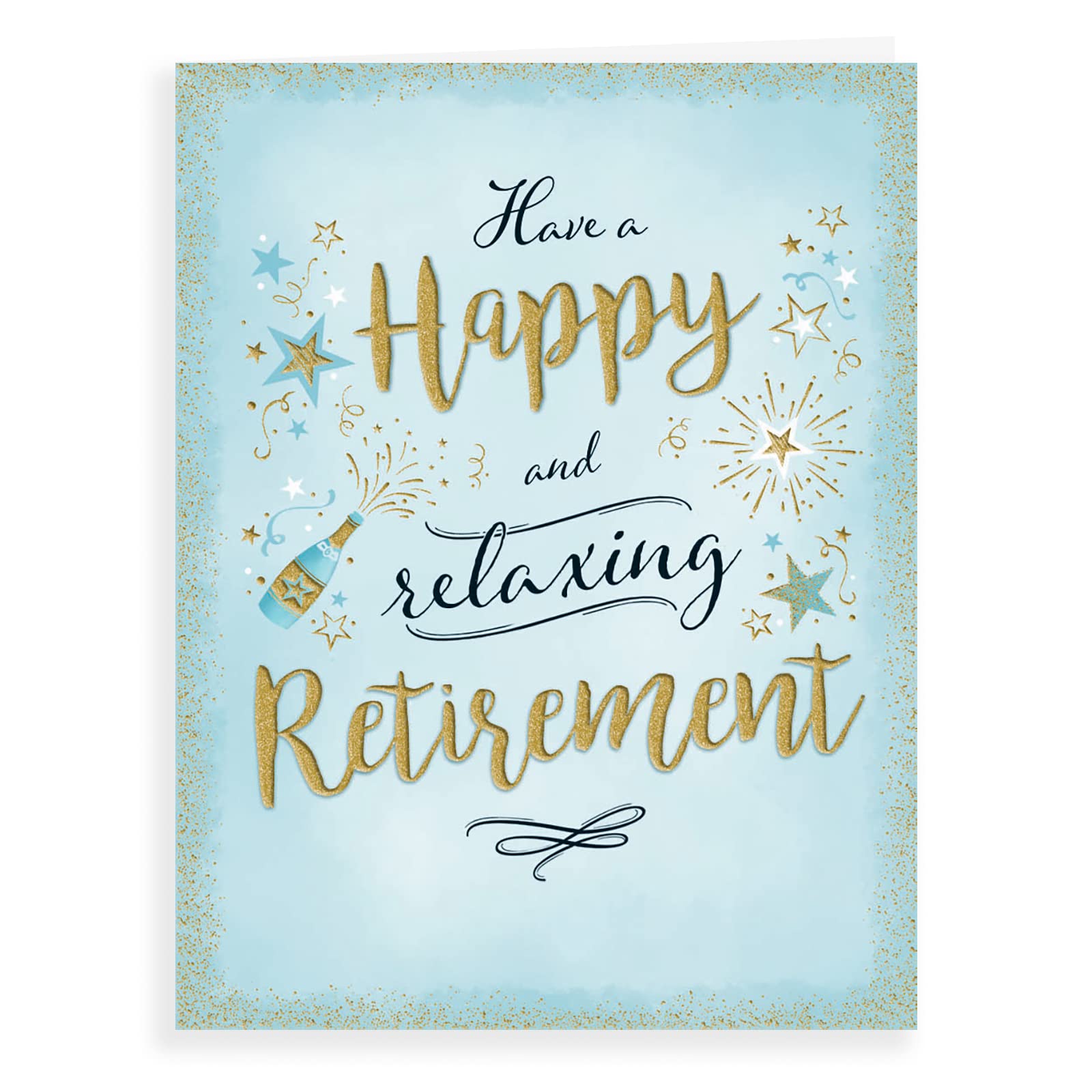 Piccadilly Greetings Modern Retirement Card Retirement - 8 x 6 inches