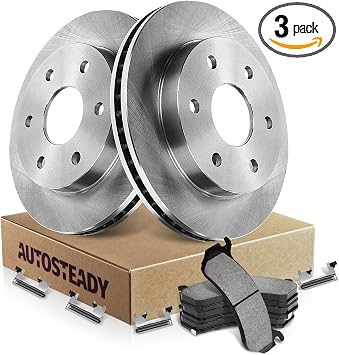12" Front Brake Kit Replacement for 2003 2004 2005 2006 Cadillac Escalade ESV EXT, for Chevrolet Avalanche 1500 Express Silverado Suburban, GMC Sierra Yukon XL Brakes Rotors Pads 55054