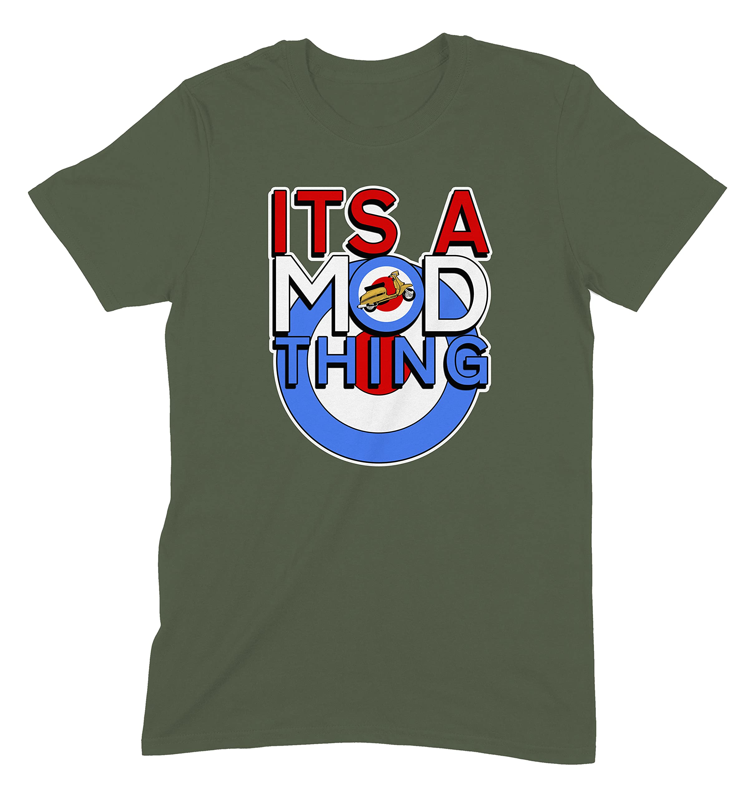 Tribal T-Shirts Men's Khaki It's A Mod Thing T-Shirt (Medium, )