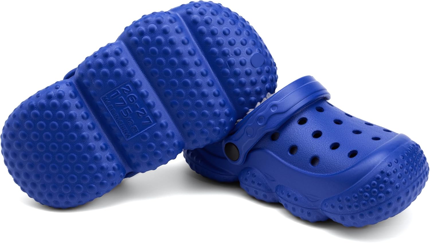 INMINPIN Kids Girls Boys Fur Lined Clogs Fuzzy Slippers Toddler Winter Warm Garden House Shoes Indoor Outdoor - Image 6