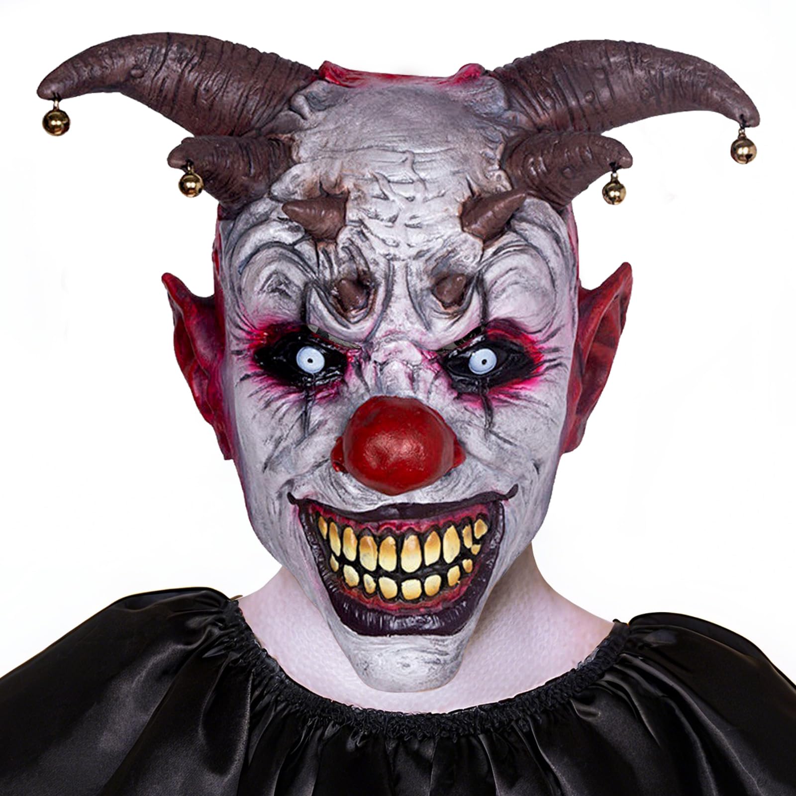 Stobbod Gruselige Clownmaske Mit Langen Haaren – Latex-Maske Für Halloween & Cosplay