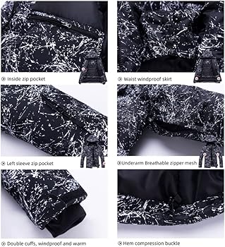 [HOTIAN] スノーボード ウェア 上下セット メンズ 耐水圧10000mm Amazon.co.jp: [HOTIAN] スノーボードウェア メンズ 上下セット