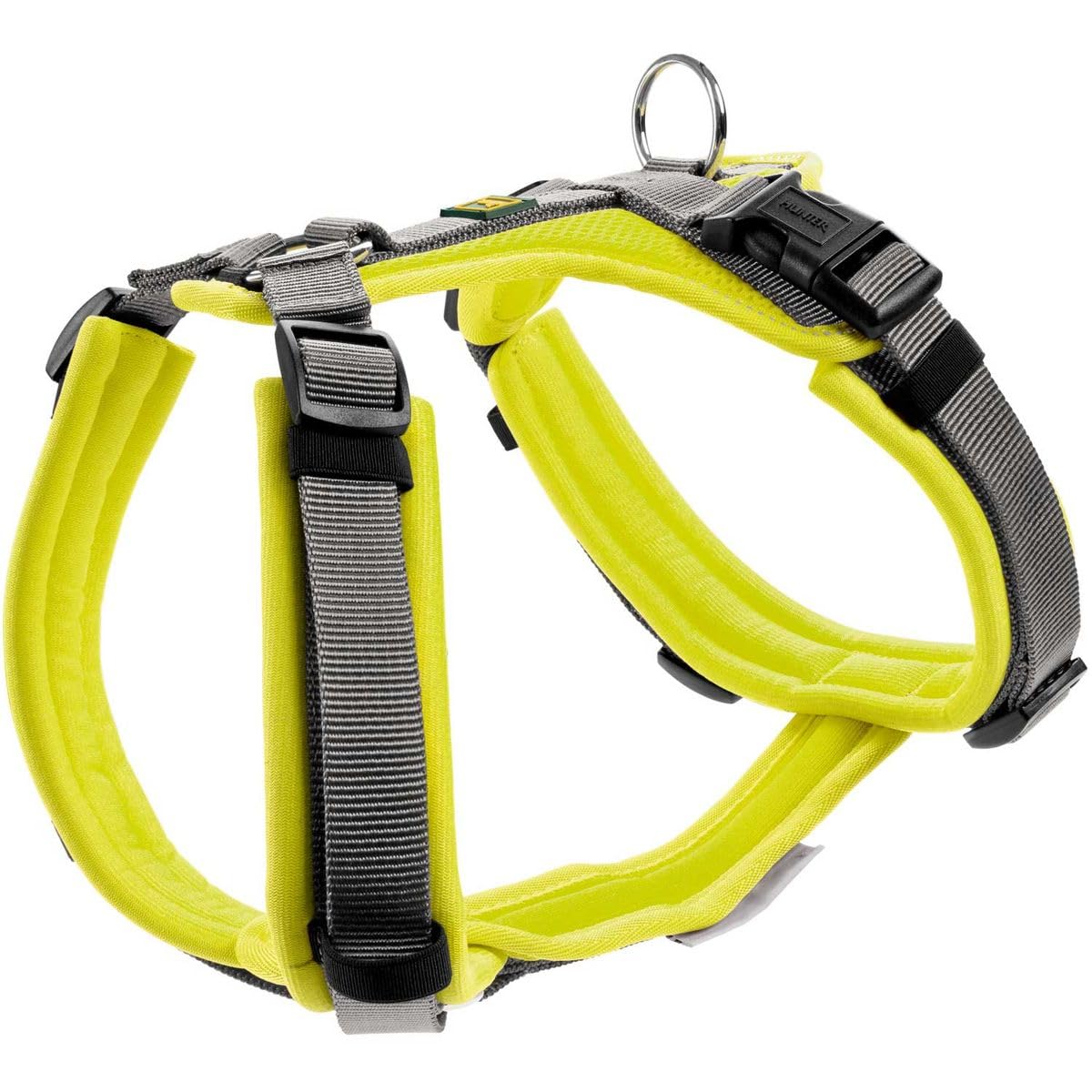 HUNTER Maldon Harness, Lime/Grey, Size M