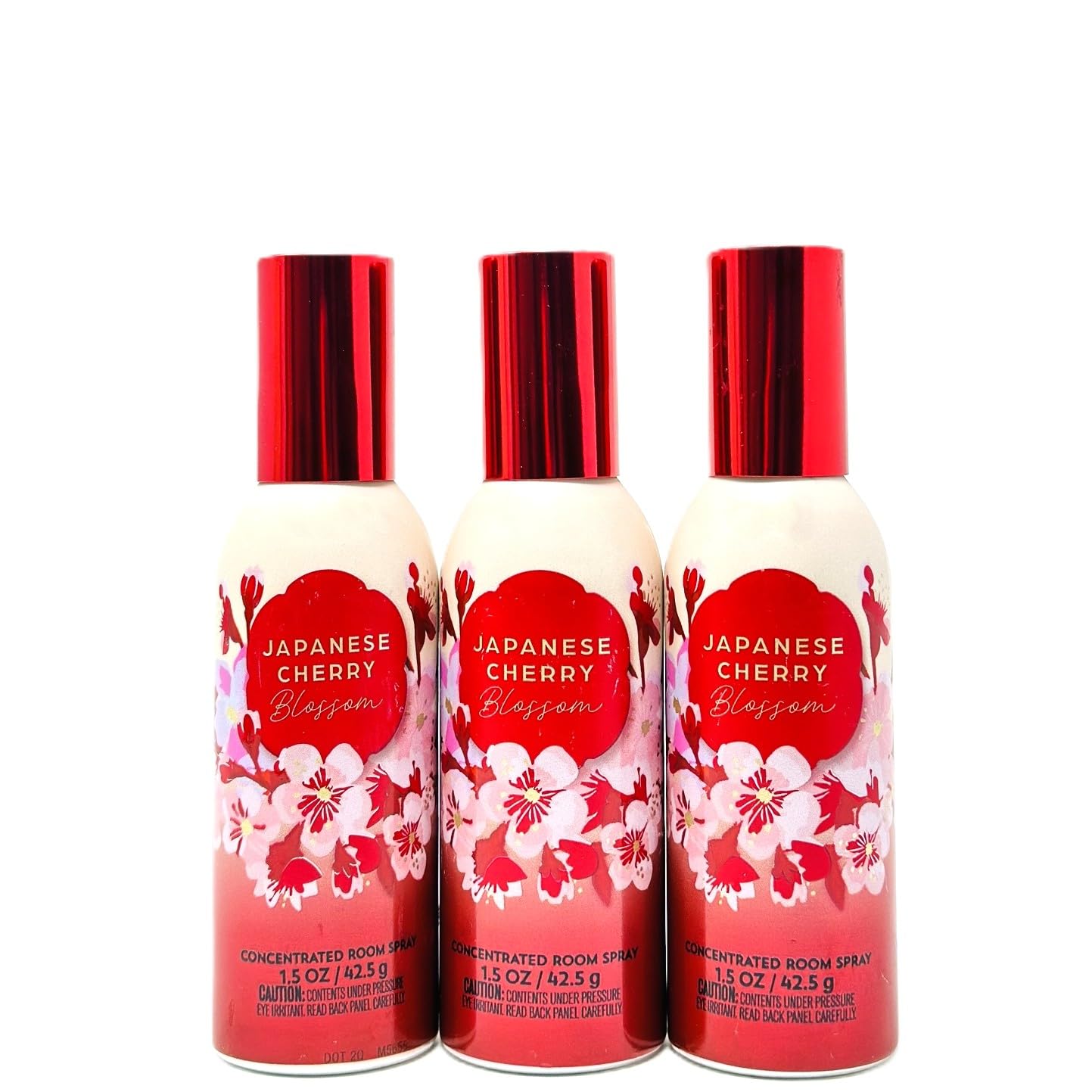 Concentrated Room Spray Bath and Body 3 Pack 1.5 oz / 42.5 g Home Fragrance Air Freshner (1.5 oz / 42.5 g (3 Pack), Japanese Cherry Blossom)