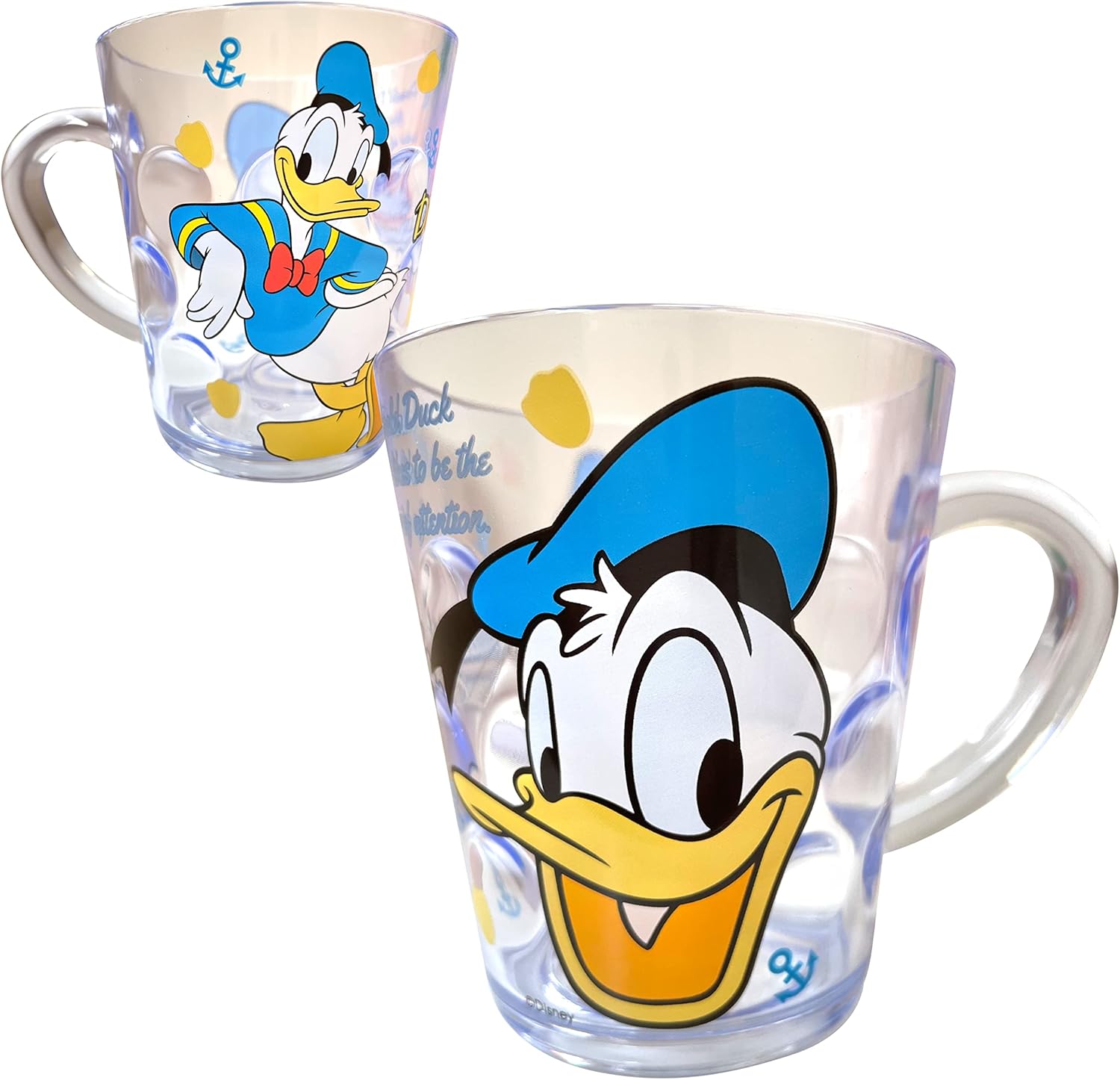 Everyday Delights Donald Duck Blue Durable ABS Plastic Cup, 250ml