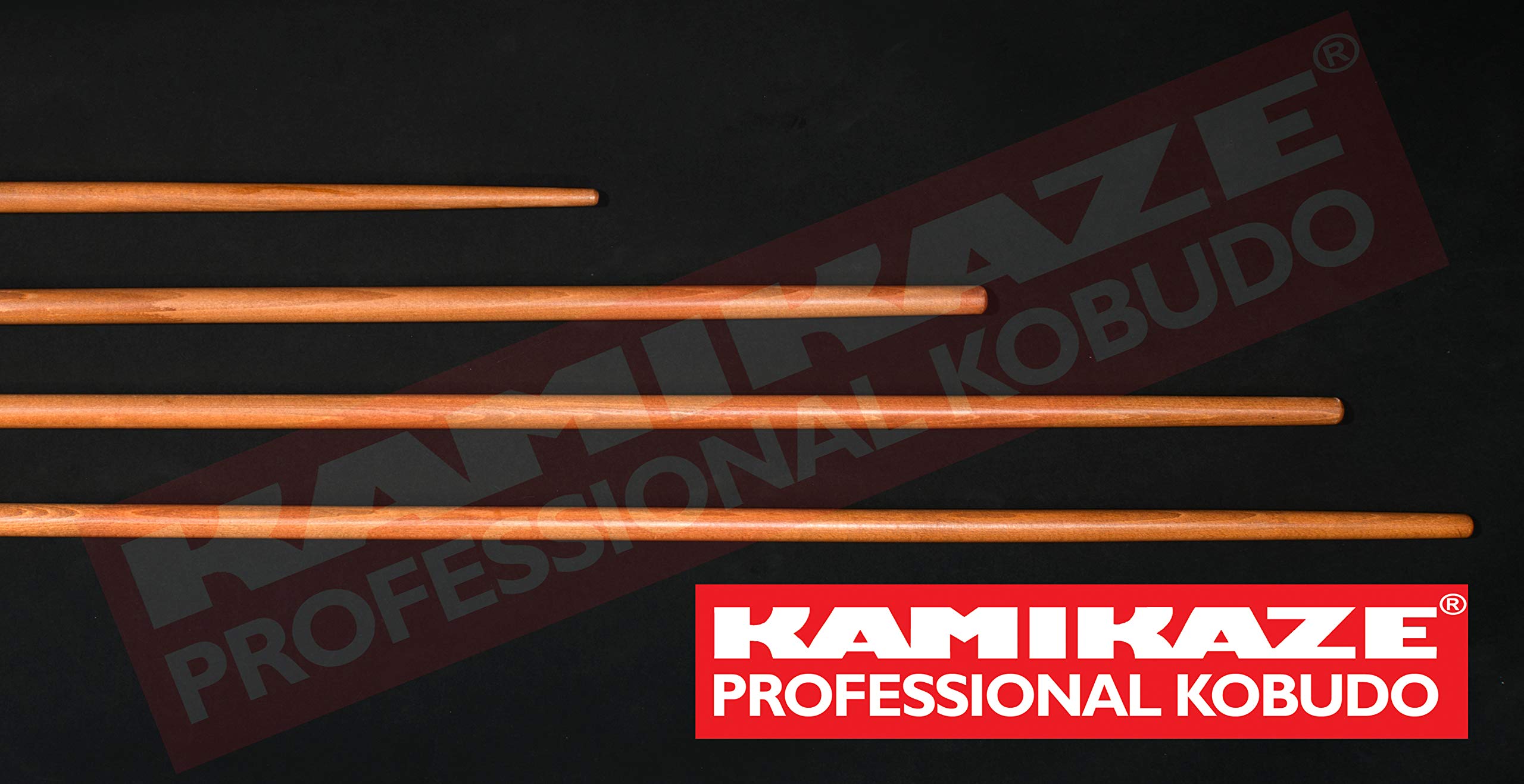 Kamikaze BO Professional KOBUDO Conique, Fait à la Main, chêne 196 cm / 6 Feet 5 inches