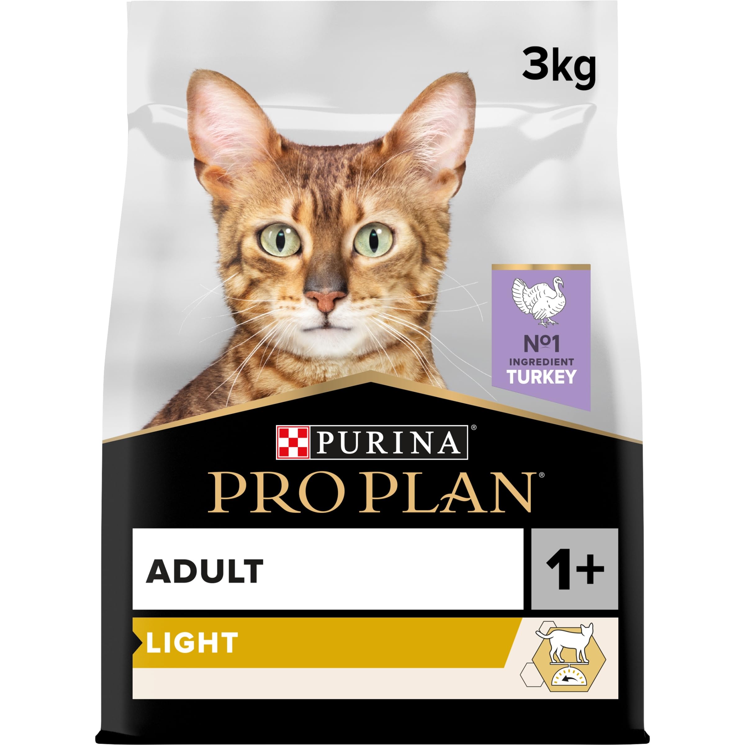 Pro PlanLight Turkey Dry Cat Food 3kg