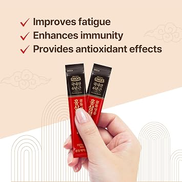 Korean Red Panax Ginseng Extract, 6-Year Grown, 30 Sticks