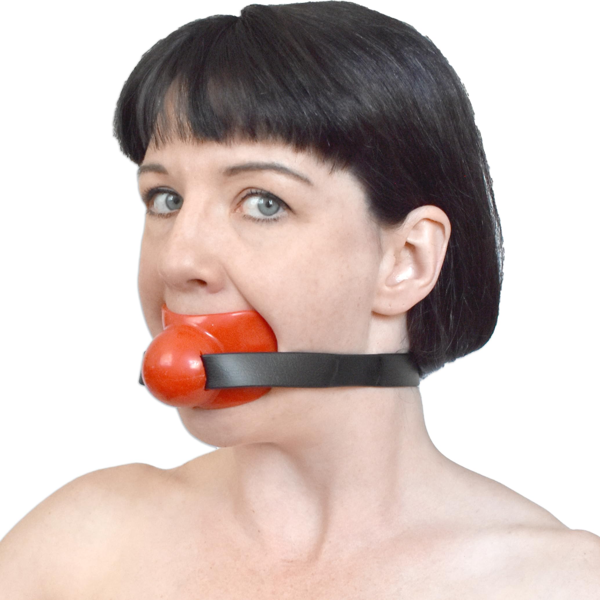 Mordaza silicona fijación lengua – SM Mouth Gag BDSM | Mordaza & fijación de lengua – silicona suave, unisex – BDSM Bondage, Fetiche, Dom & Sub, control oral & silencio