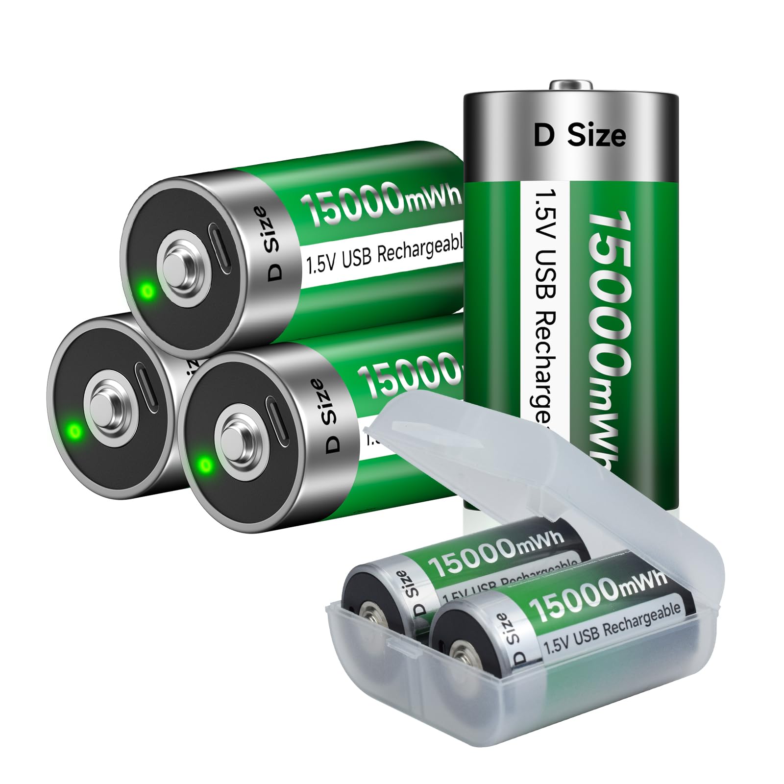 Batterie Ricaricabili 1.5v Litio - Foto 11