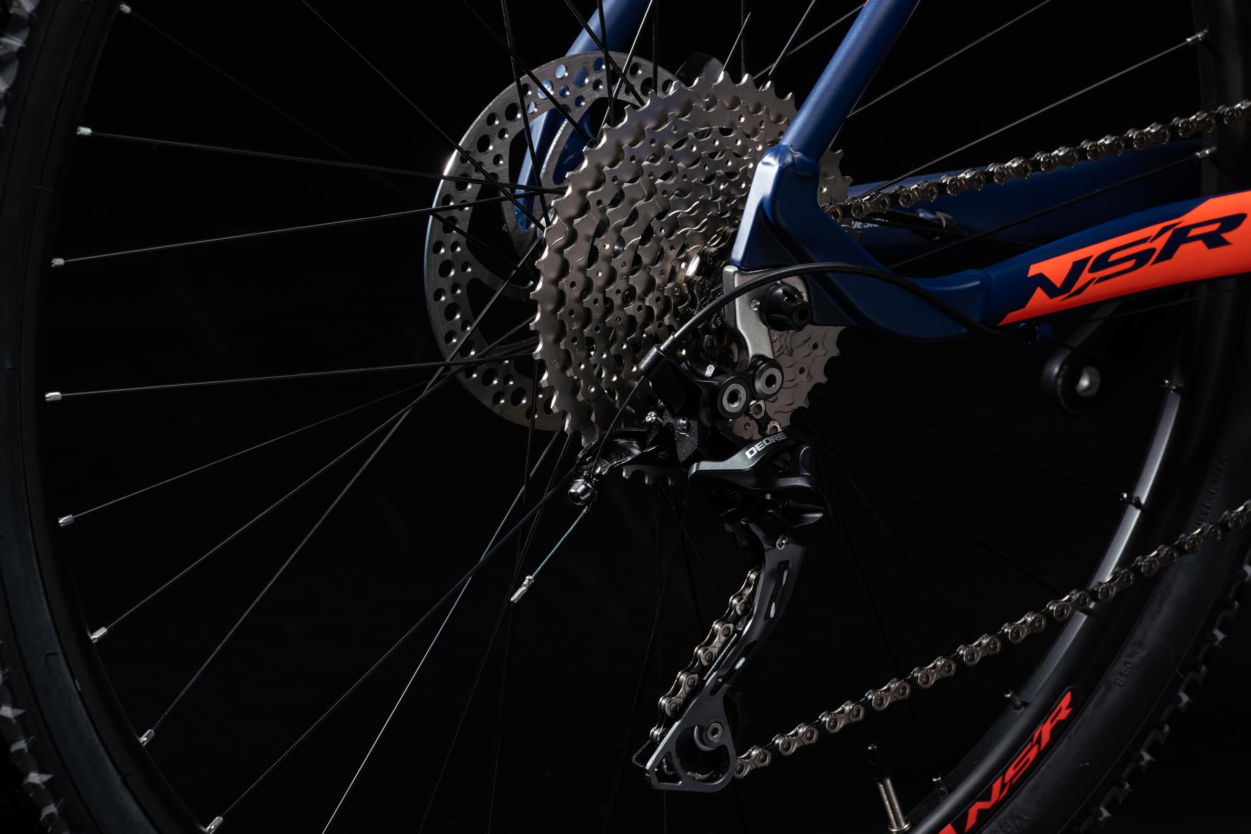 NSR 710 REACT 10V Mountain Bike 29 Pollici con Telaio in Alluminio, Cambio 10 Velocità, Freni a Disco Idraulici, Bici Tecnobike Uomo per Uso Stradale e Fuoristrada