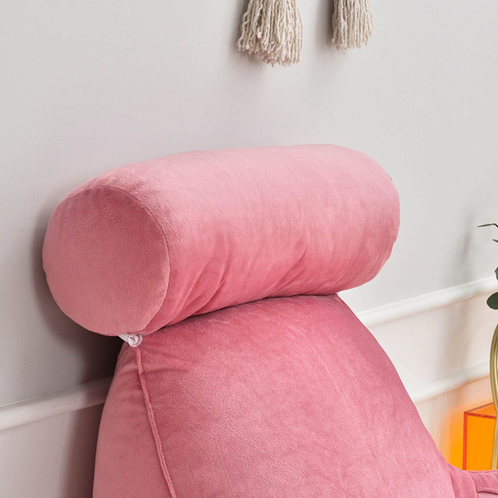 Grande cuscino da lettura con supporto per collo/braccia, cuscino di supporto per schienale spesso, cuscino di supporto lombare per adulti e bambini, per leggere, guardare la TV e rilassarsi 75X40X4