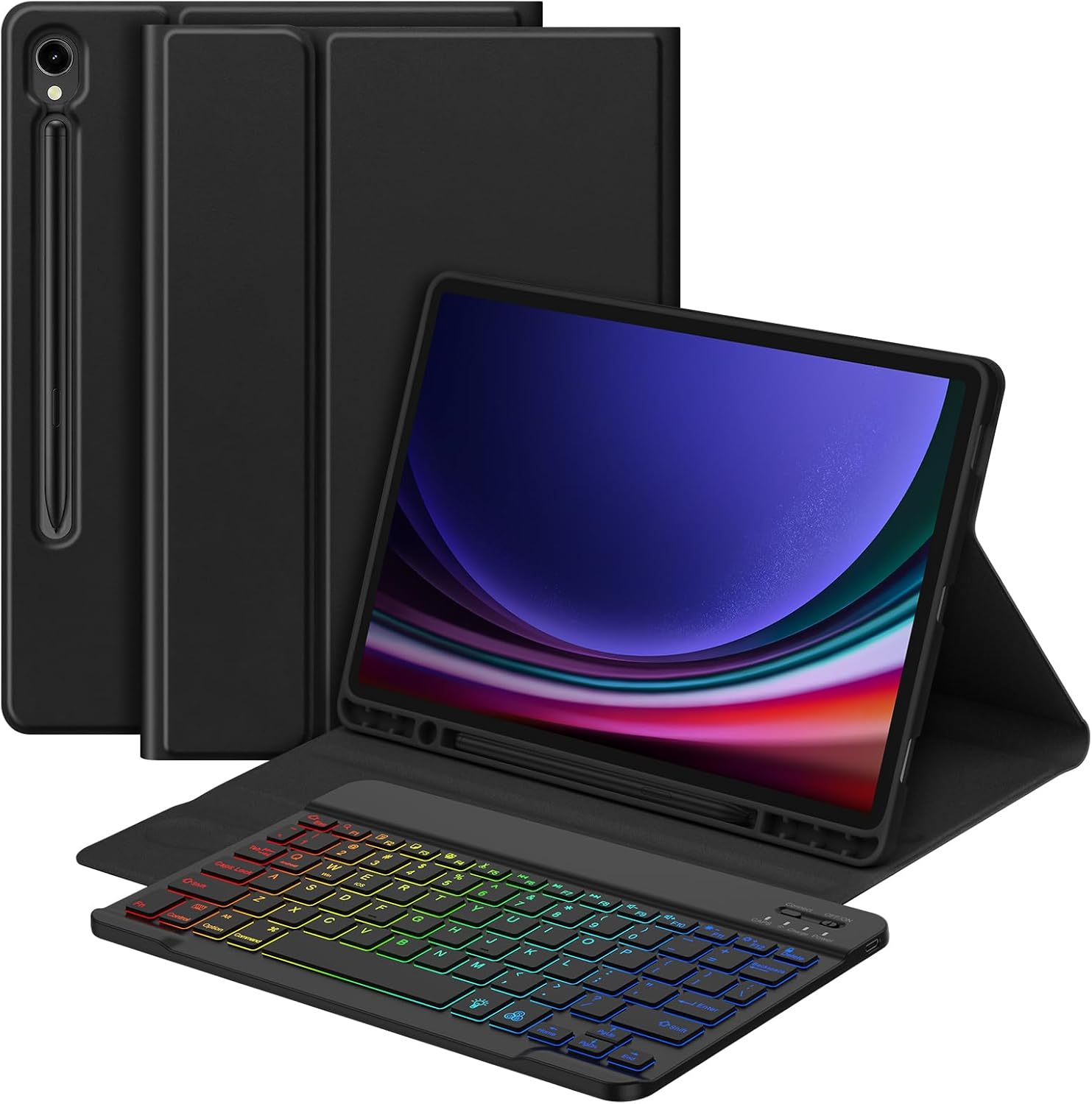 Bettdow for Samsung Galaxy Tab S9 FE 2023 Keyboard Case, UK Layout