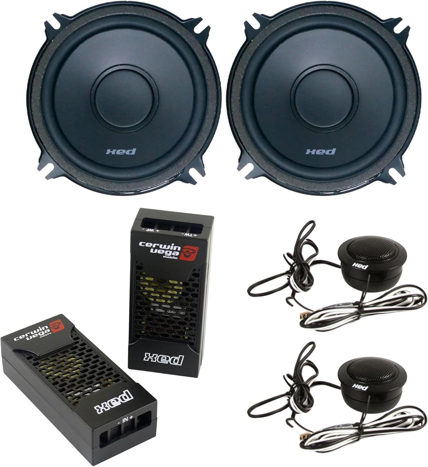 CERWIN-Vega! XED Series 2-Way Speakers – High-Performance Audio with 300W MAX Power (XED62)