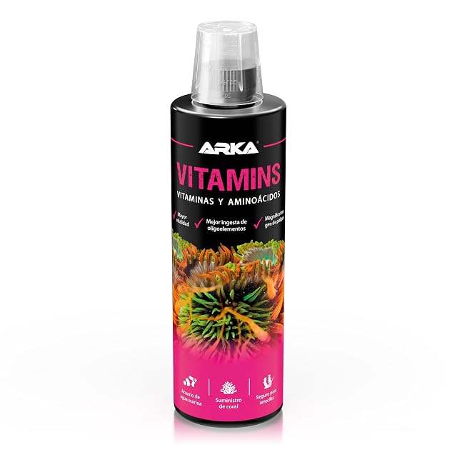 Microbe-Lift Vitamins - Importantes Vitaminas y Aminoácidos para Corales y Peces, para Acuarios de Agua Salada