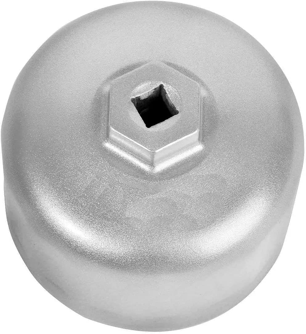 DEDC BMW and Volvo Oil Filter Wrench for 86mm Cartridge Style Filter Housing Caps Removal Tool Socket Wrench Kit with 16 Flutes