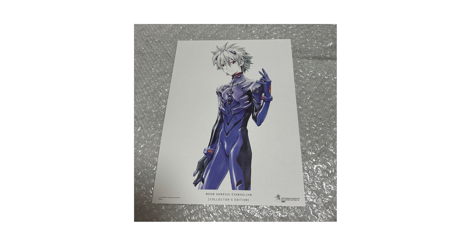 複製原画　渚カヲル　エヴァンゲリオン　貞本義行　庵野秀明 Amazon.co.jp: 愛蔵版限定 複製原画 渚カヲル 貞本義行 庵野秀明
