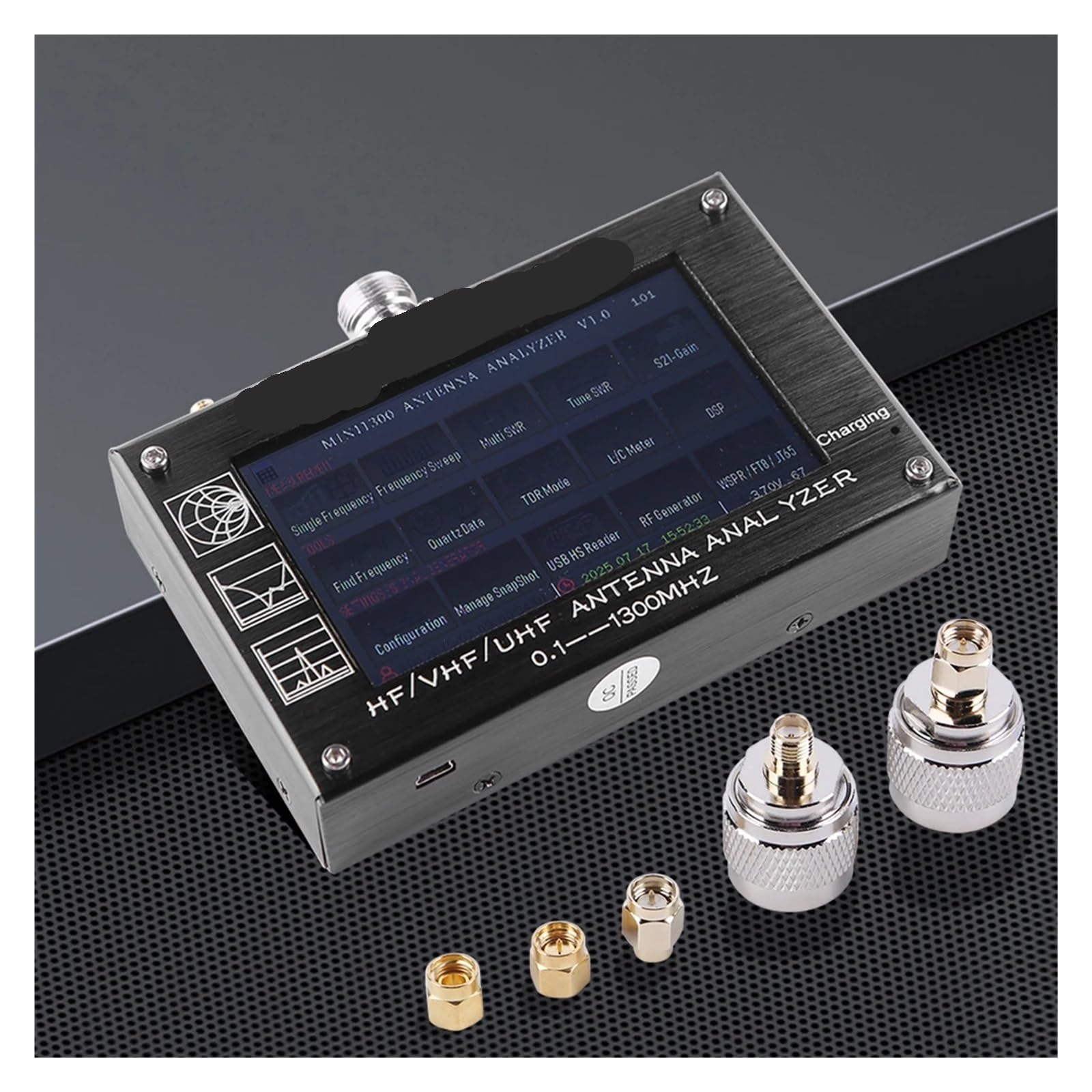 Analizador de red, Multímetro RF Portátil De Onda Estacionaria Con Kits Calibración SMA, Analizador Antena Vectorial 1.3G, Mini 1300 Network,para diagnóstico de cables de red