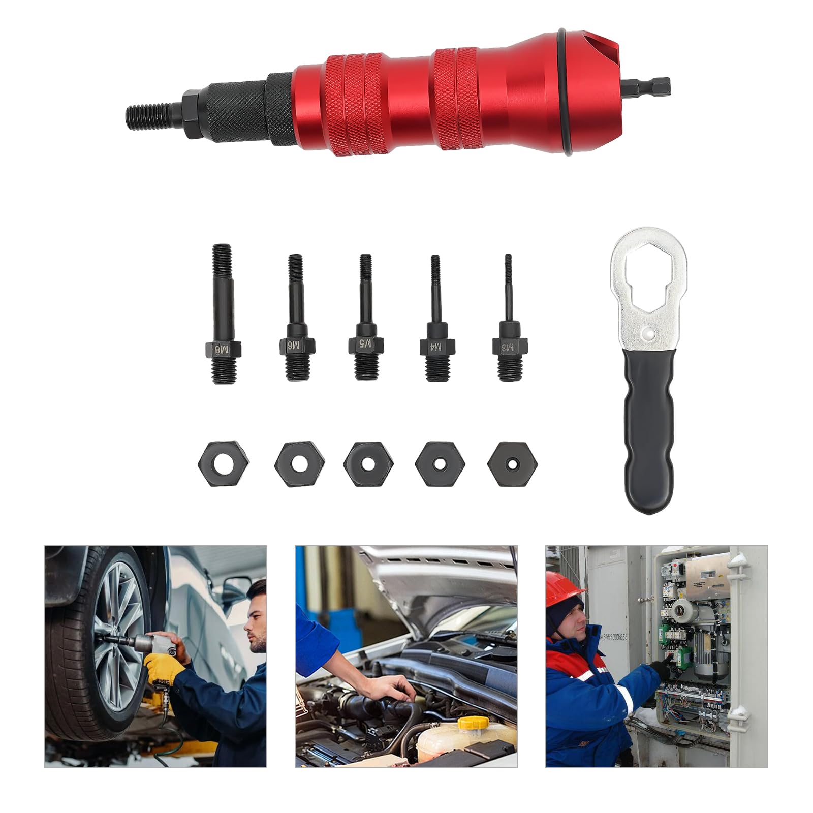 Nietaufsatz Bohrmaschine Testsieger Nietmuttern Adapter Kit Für Elektrische Bohrmaschine Profi Akkuschrauber Trei 376374969177 Nietmutter Aufsatz Für Bohrmaschine