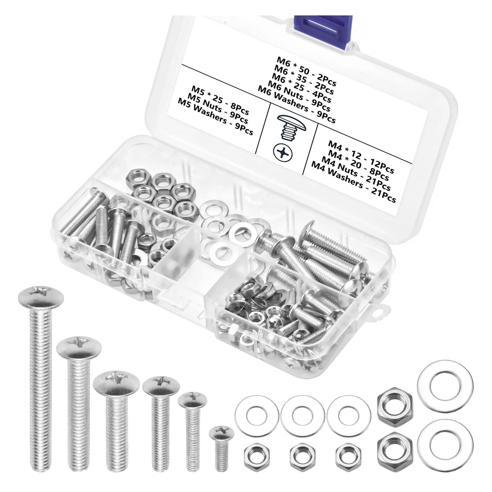 Bullone (Venduto Con Dado) Testa Esagonale M16X50 Classe 8.8 SB Elevata Resistenza Alla Corrosione Acciaio - Foto 3