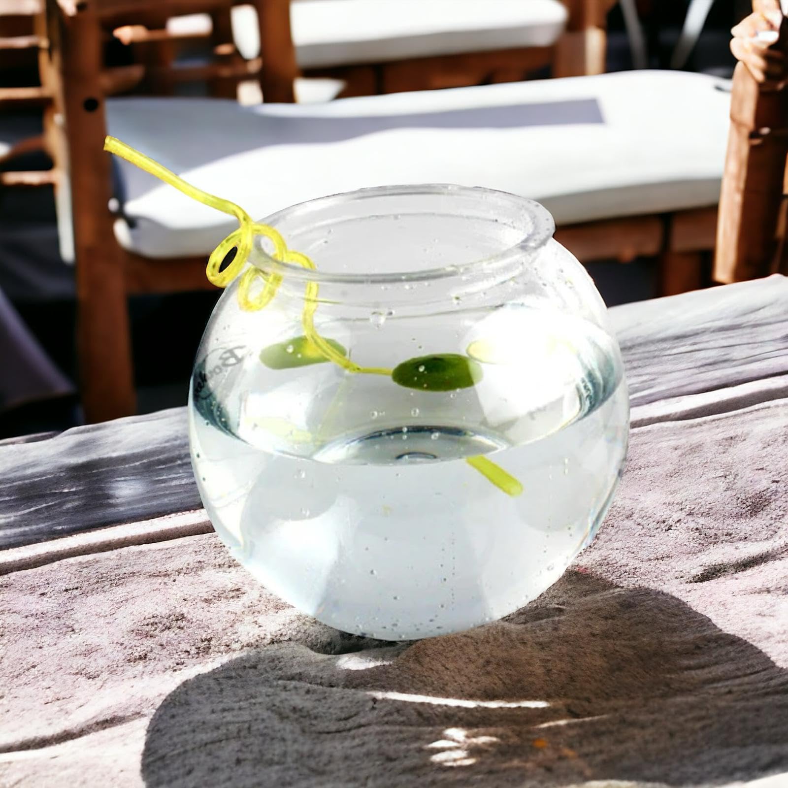 Bol à cocktail en plastique 3 l 185 mm de diamètre Pour fête, mariage, artisanat, maison, cadeau, fruit Punch Cocktail Vase