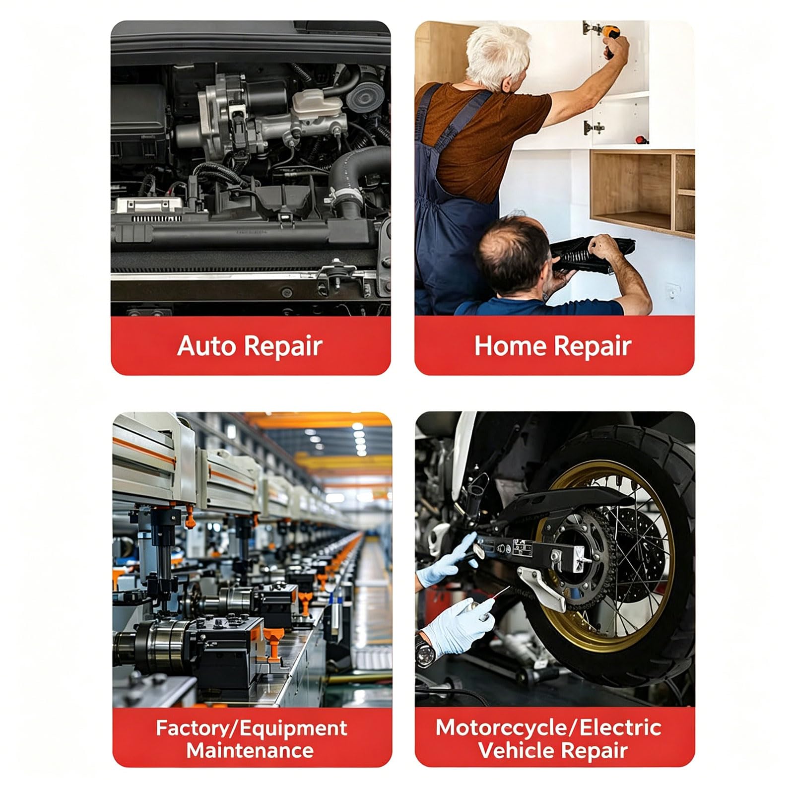 Juego profesional de extractores de pernos rotos para quitar tuercas y pernos atascados con construcción de acero de aleación de alta resistencia automotriz