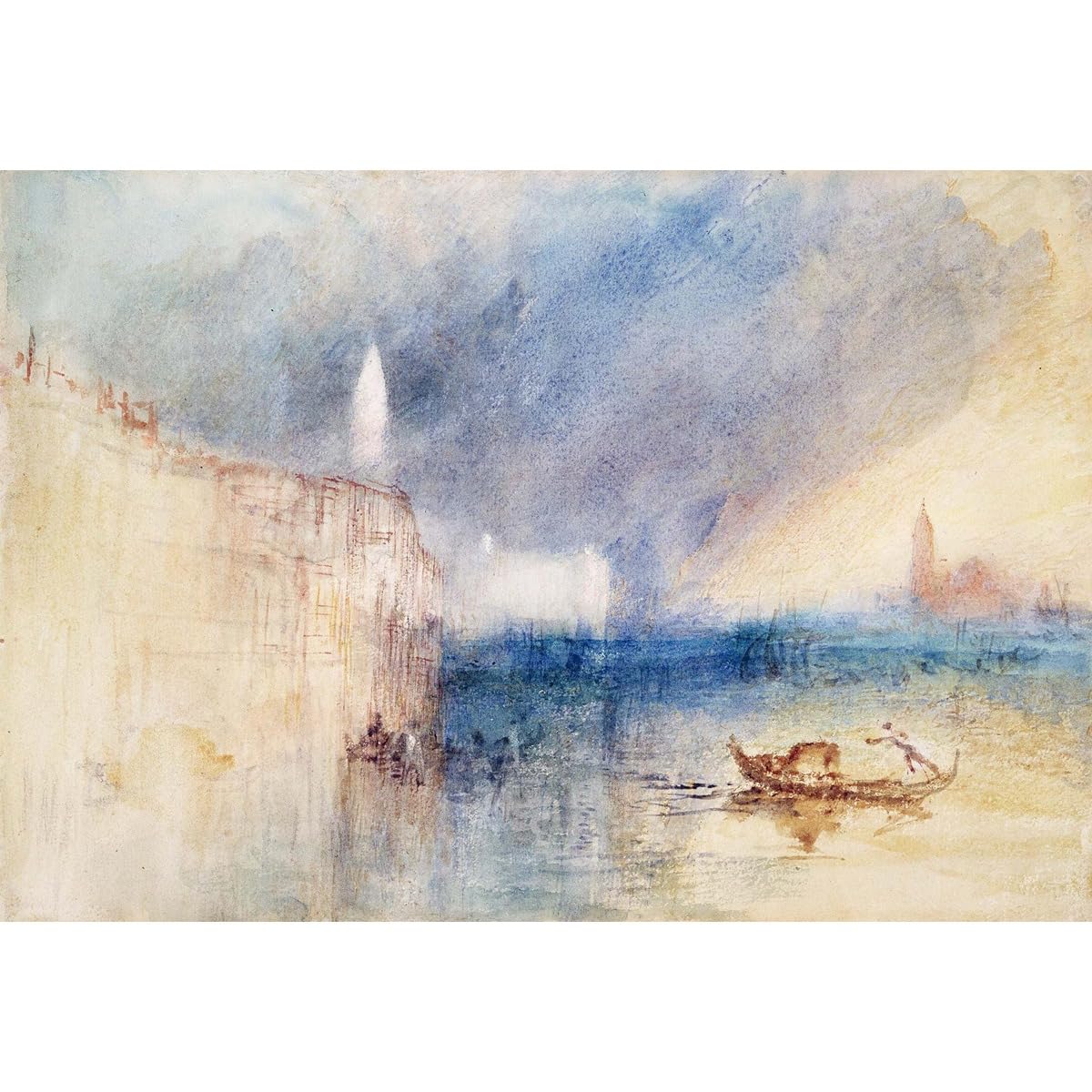 Toile roulée Venise 1840 Articulozy grand format haute définition