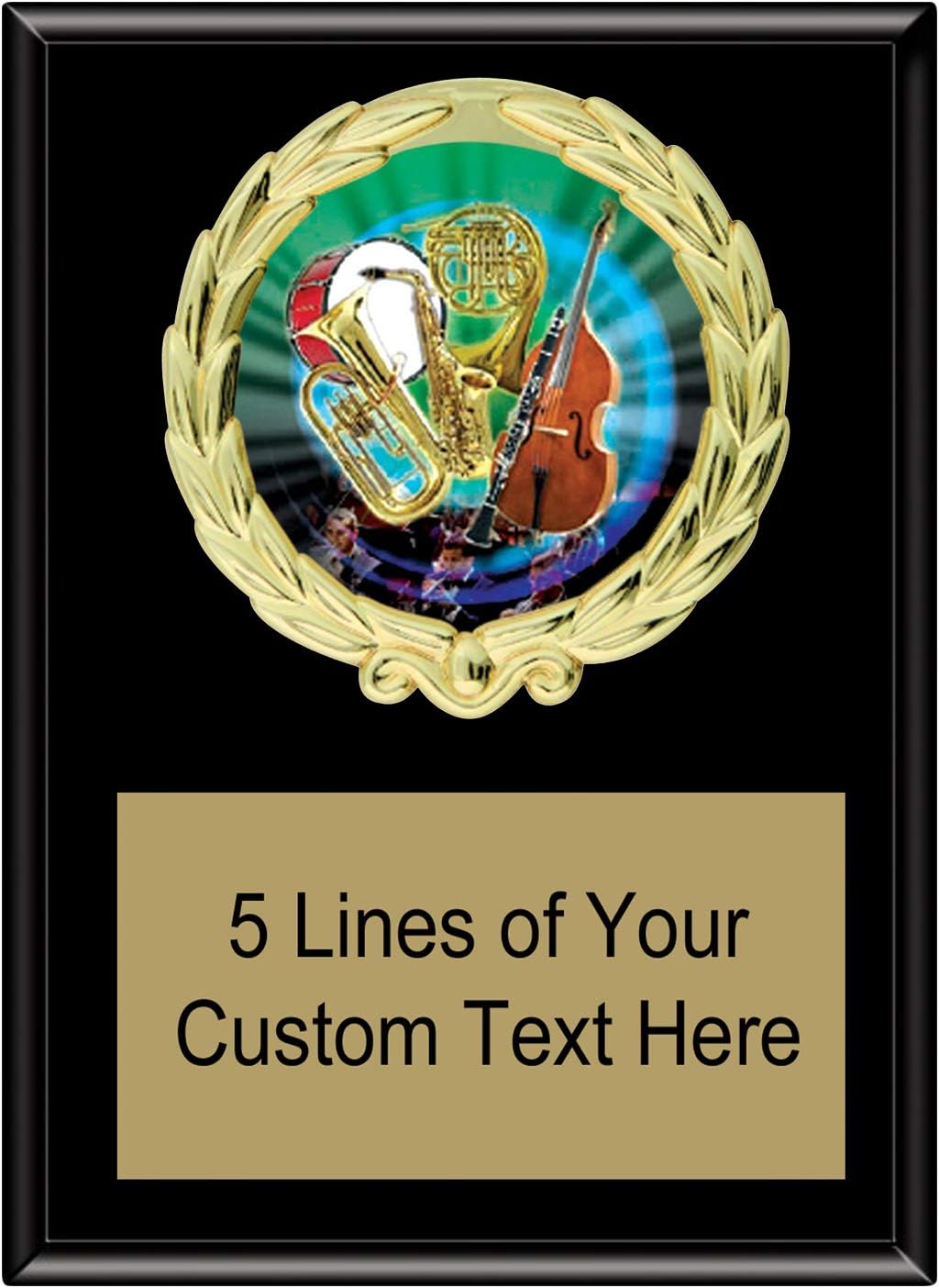 Express Medals Various Styles of Personalized Music Award Plaques Trophy Prize Gift