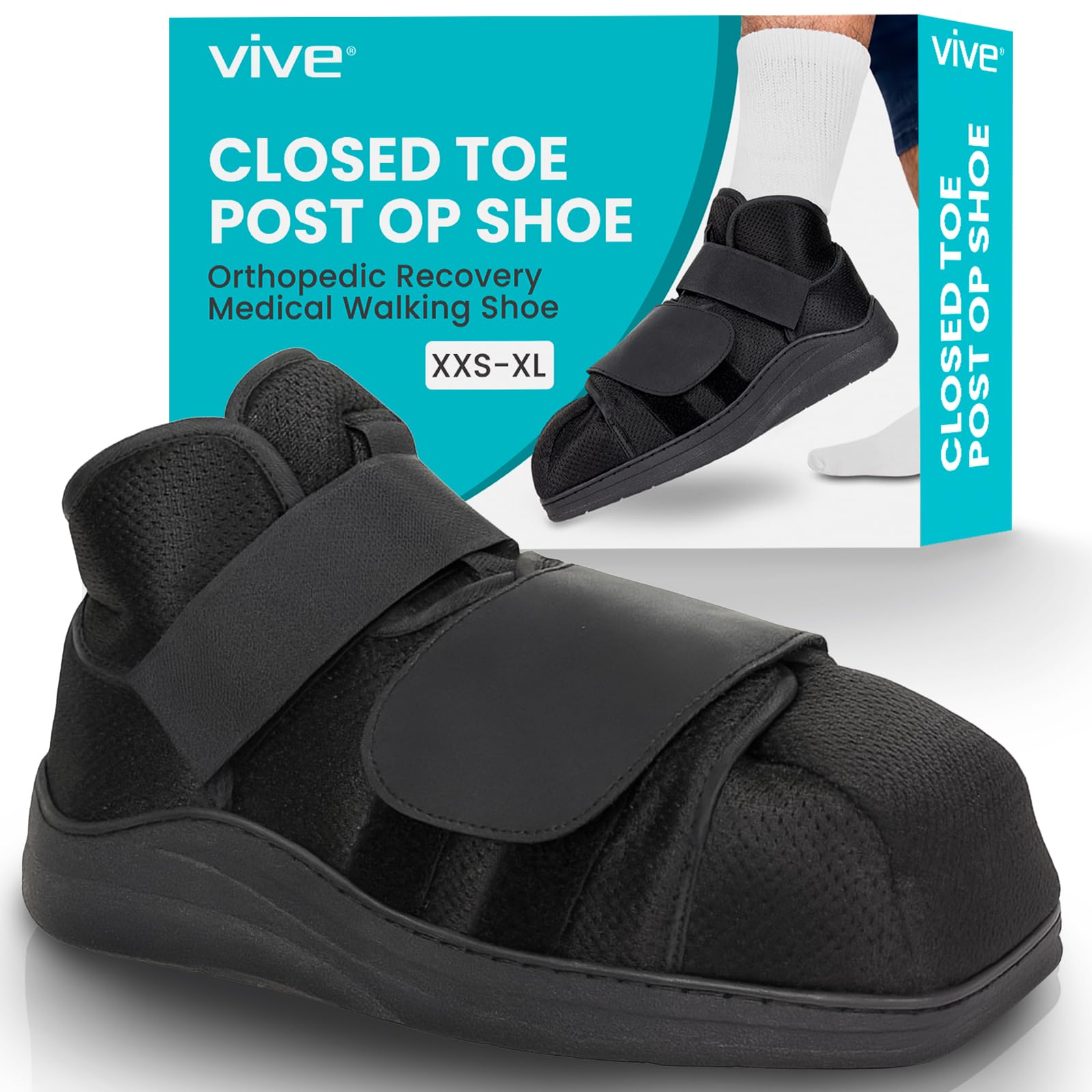 Amazon.com: Vive Closed Post Op Shoe - Fracture Medical Walking