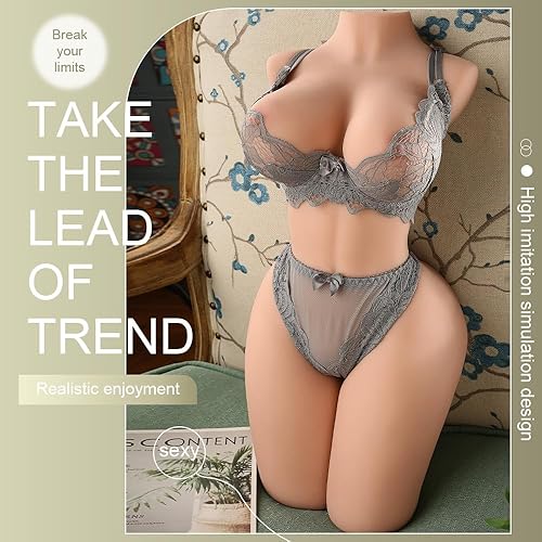 Miniatura 5 de Maniquí de torso femenino realista, muñeca novedosa para adultos, cuerpo completo, realista (20.32 libras)