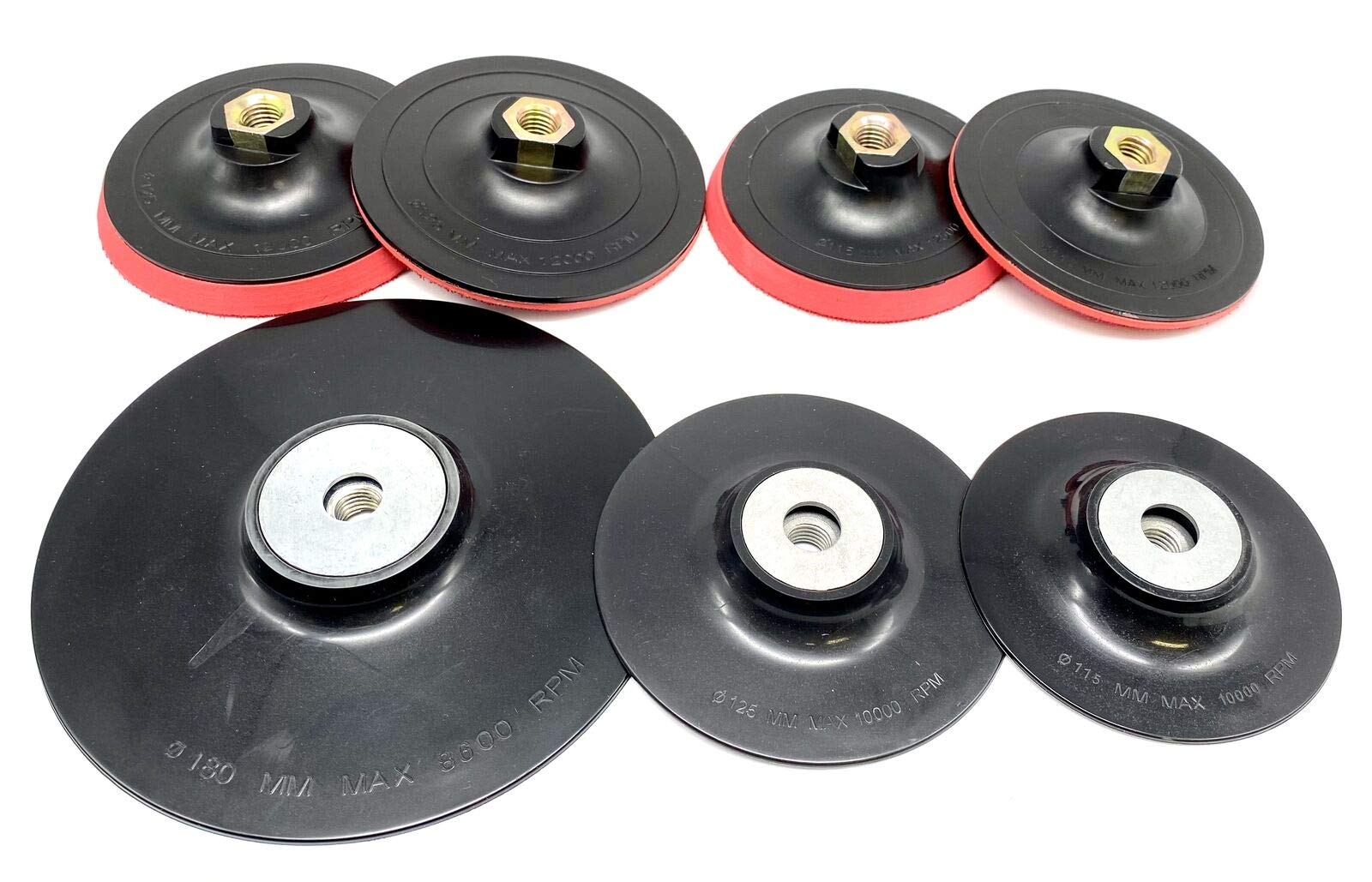 Bosch Plateau De Ponçage 125 Mm + 5 Disques Abrasifs Fibres Corindon Grain 100 - Kit Pour Meuleuse Angulaire