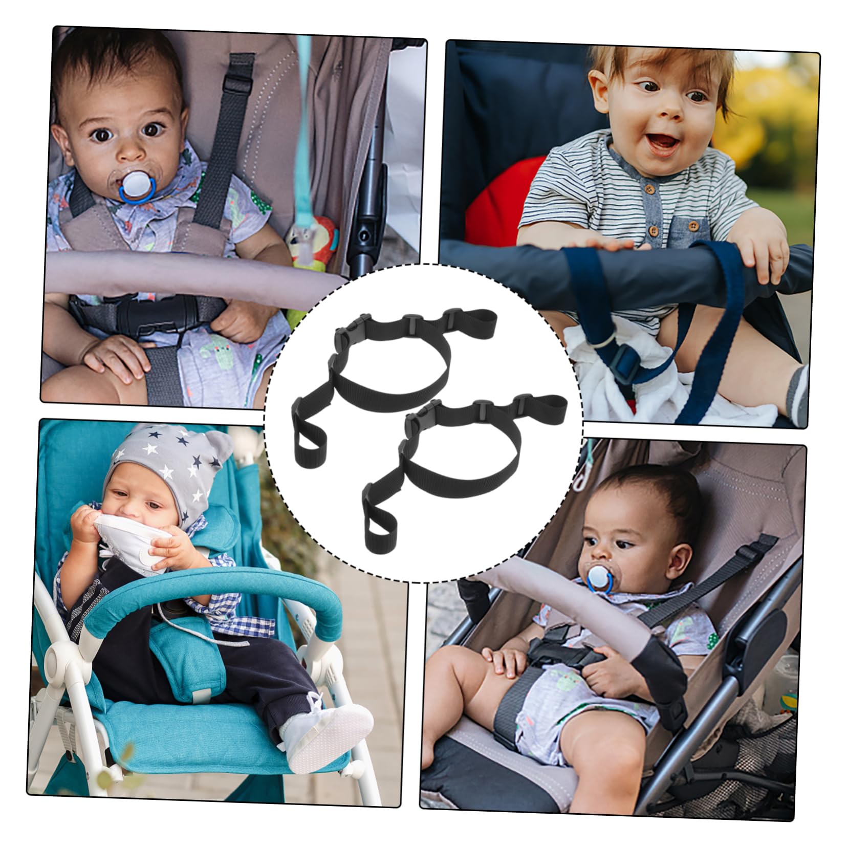Yardwe Secure Safety Dining Strap Replacement Straps Adjustable Harness for Stroller