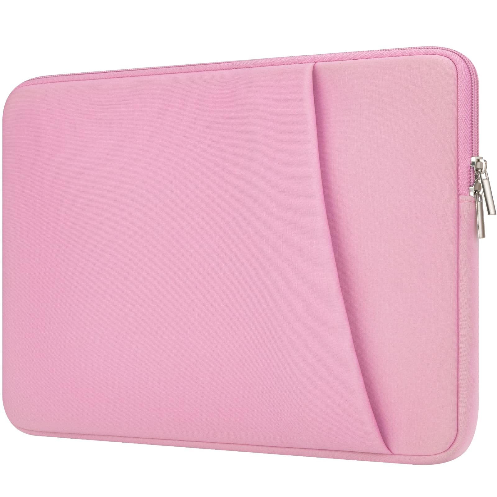 HEDUGO Laptophülle mit Reißverschluss-Zubehörtasche Kompatibel mit 15,6 Zoll HP Dell Asus Gepolstertes Laptop Hülle Stoßfest Schützend Sleeve Case für 15,6