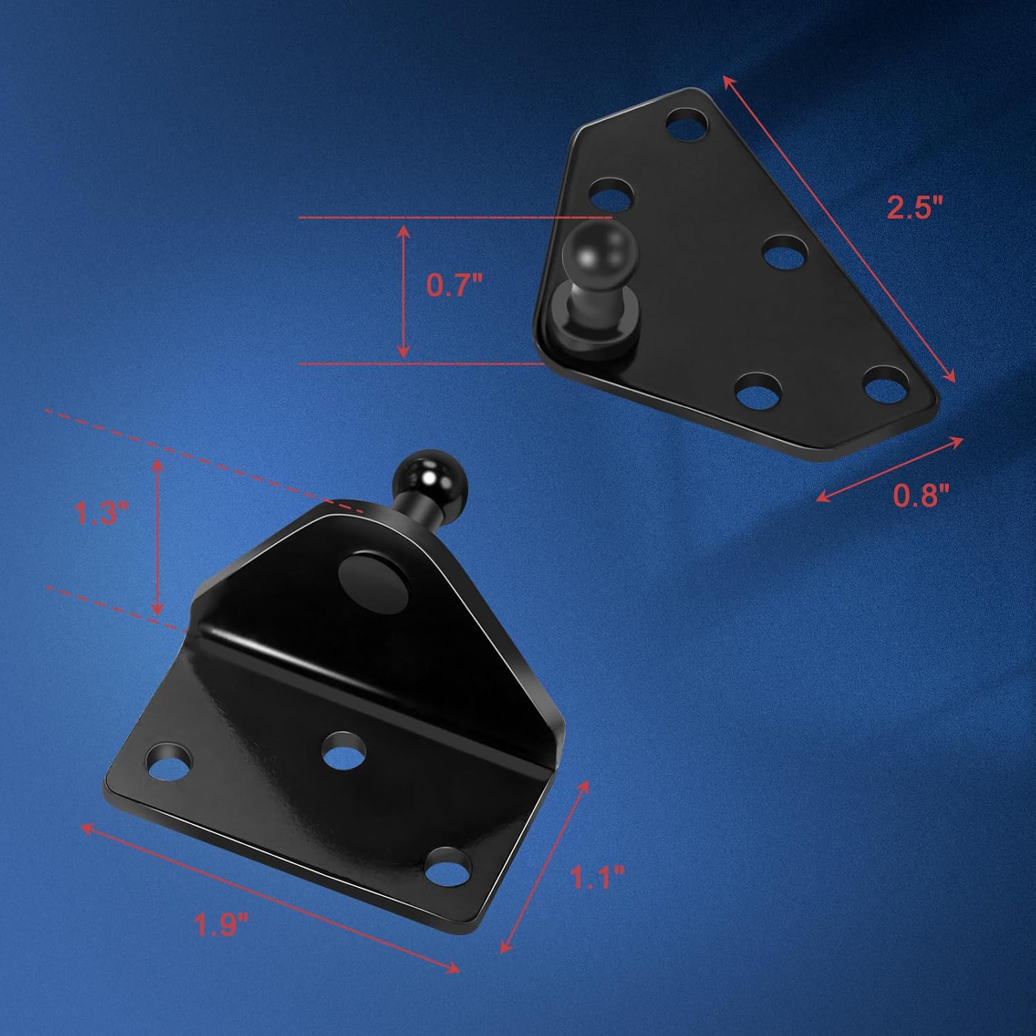 Qty(2) ML28-70 30in 70lb/312N Universal Lift Support with Mounting Brackets, GSNI-3200-70 Gas Strut Shock for RV Camper Outside Kitchen Cabinet Truck Tonneau Cover Snowmobile Trailer Lid