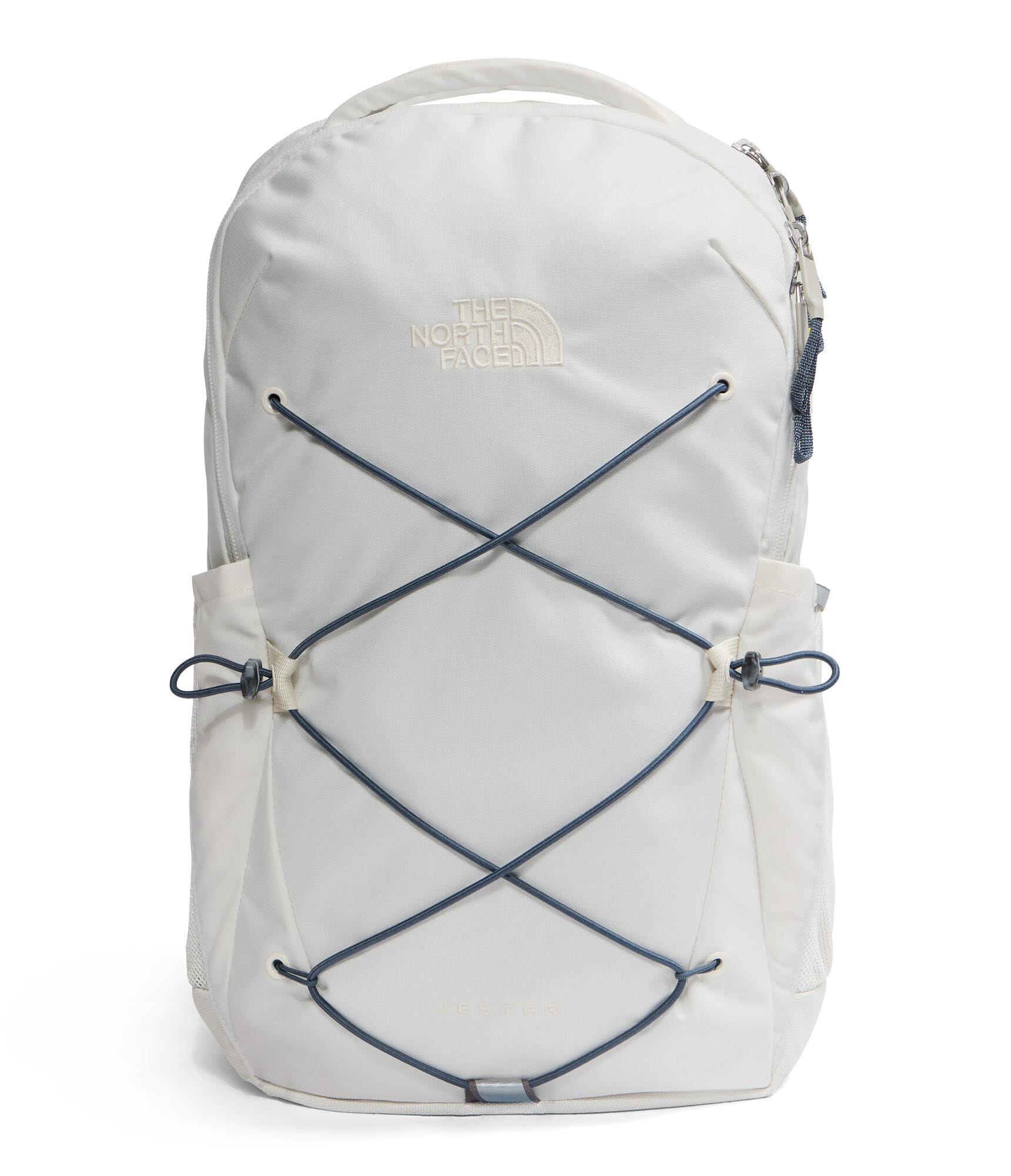 The North Face Women's Jester Everyday Backpack, Wht Dune/Granite Gy, OSFA | Commuter Travel Bag, Laptop Sleeve, Water-Repellent