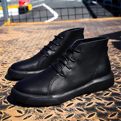 LEADER SHOW Men's Classic Chukka Boot Casual Lace Up Dress Shoes Ankle Desert Boots