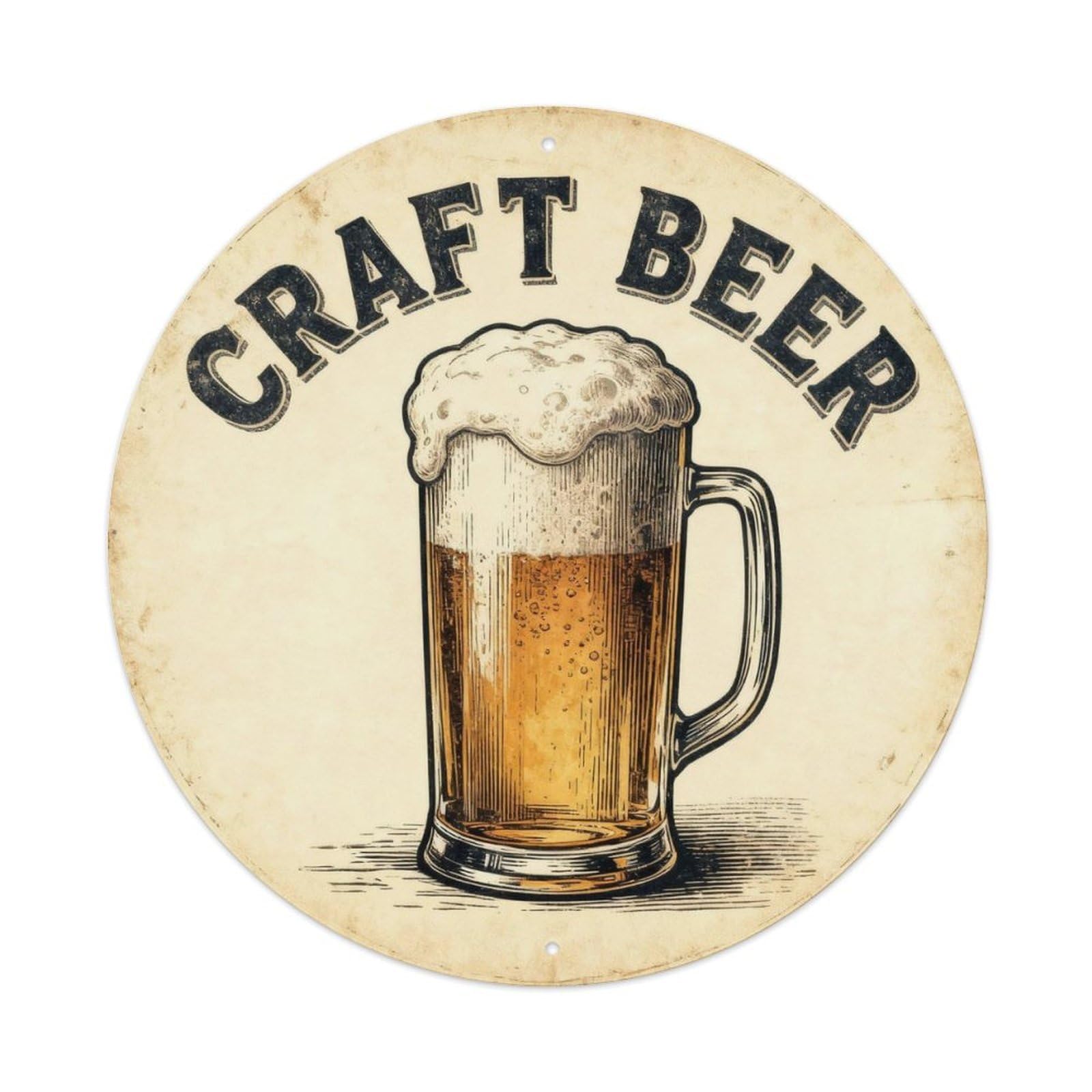 Craft Beer Vintage Tin Sign Metal Tin Sign Plaque