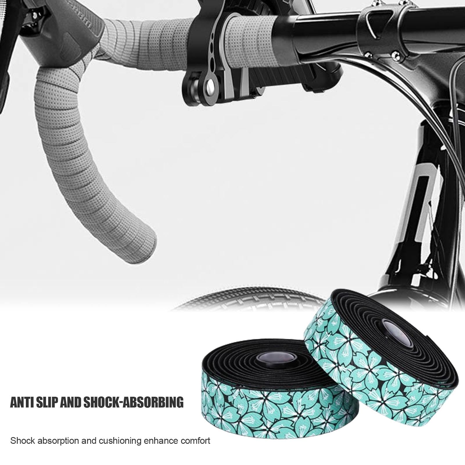 Rurunklee Lenkerband Rennrad,Lenkerband - Fahrradgriffwickel Lenkerband