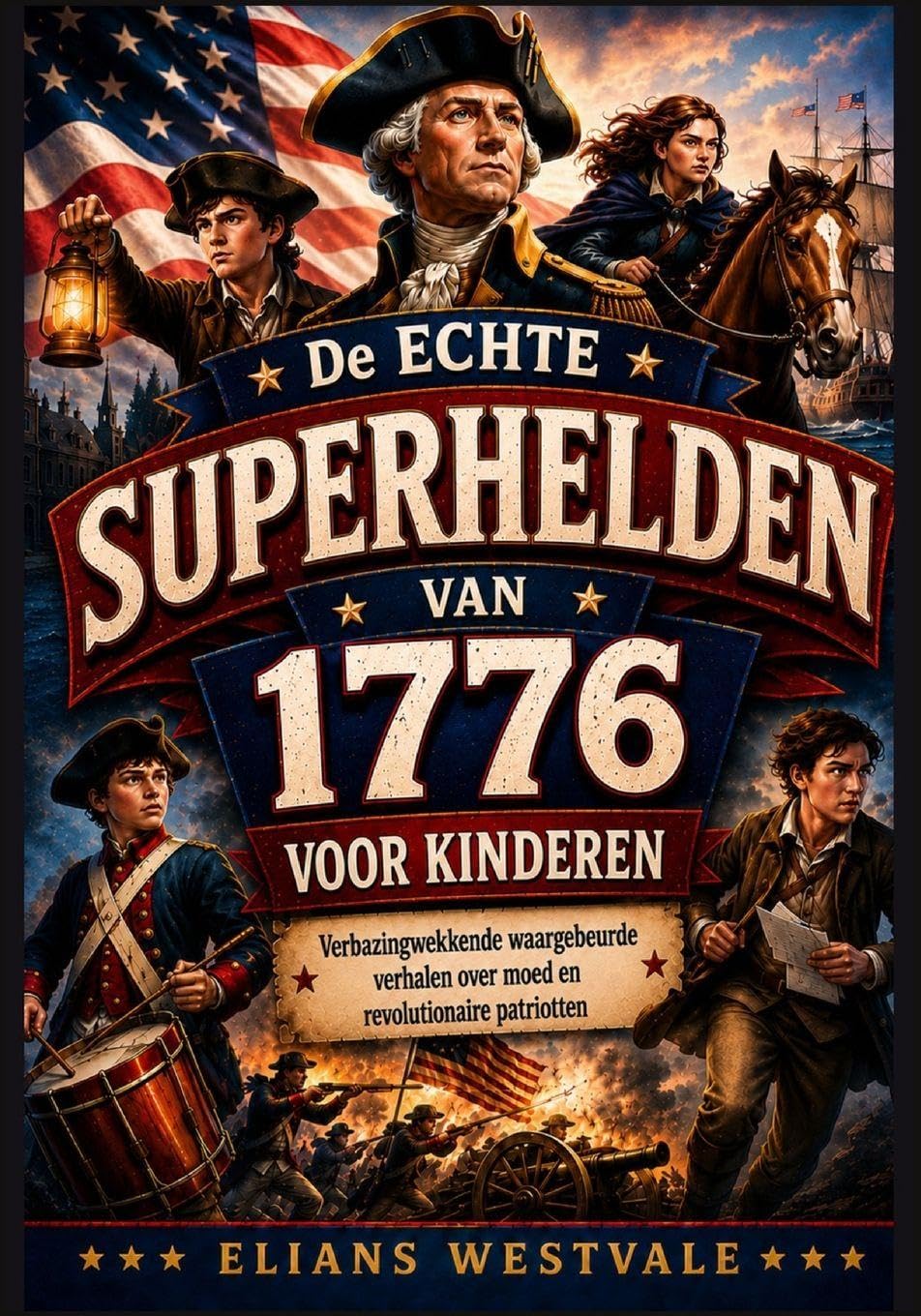 De ECHTE superhelden van 1776 voor kinderen: Verbazingwekkende waargebeurde verhalen over moed en revolutionaire patriotten